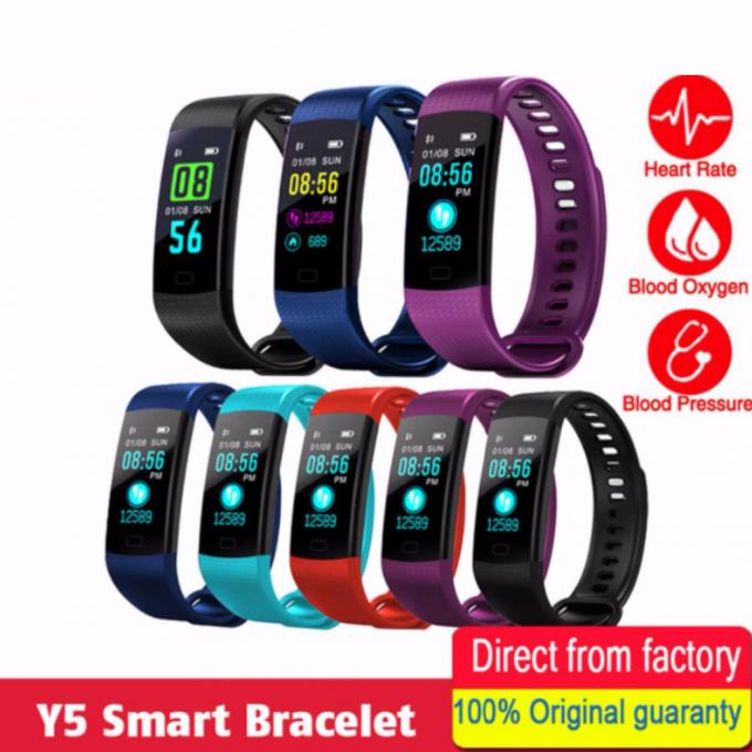 ปลิ้นปล้อน-Smart-สายรัดข้อมือ-Y5 กีฬาหัวใจอัตรา-Smart-Band-ฟิตเนสติดตาม-Smart-สร้อยข้อมือ-Smart-Watch-สำหรับ