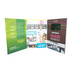 VIF ตัวอย่างฟรี 2G CMYK printing LCD Video Invitation Card สำหรับกิจกรรมส่งเสริมการขาย