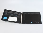 CMYK printing บัตรแฮนด์เมด LCD 7 นิ้ววิดีโอความละเอียดสูงพร้อมปุ่มเปิด / ปิด