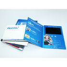หนังสือธุรกิจโบรชัวร์วิดีโอ LCD 4 การพิมพ์สี CMYK 4GB Memory