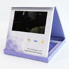 TFT Screen LCD Video บัตรอวยพร CMYK การพิมพ์ด้วยลำโพง Built - In