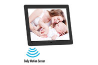 กรอบรูปดิจิตอลเซนเซอร์ไร้สายของมนุษย์เซนเซอร์ 9.7 นิ้ว HD LCD Screen Remote / ปุ่มควบคุม