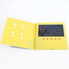 ปุ่มสวิทช์การ์ดขนาด 1024 x 600 Resulotion Video Brochure ด้วยหน้าจอ LCD Micro - Thin