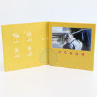 ปุ่มสวิทช์การ์ดขนาด 1024 x 600 Resulotion Video Brochure ด้วยหน้าจอ LCD Micro - Thin