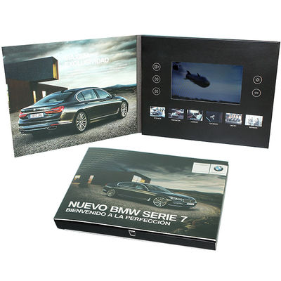 Business Gift 5 &amp;quot;IPS หน้าจอวิดีโอโบรชัวร์, โบรชัวร์การ์ดวิดีโอ, แผ่นพับ LCD การ์ดโปรเจคเตอร์ 210x165 มม.