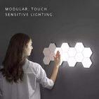 Touch Sensitive LED Quantum Wall Lamps พลาสติกหกเหลี่ยมสำหรับคนรักของขวัญ DIY